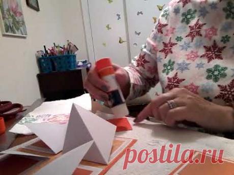 #129.Скрапбукинг.МК для начинающих.Открытка-Пасхальная №8