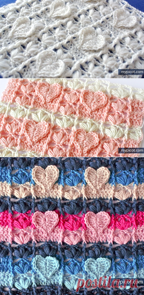 Узор "Сердечки"