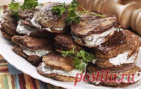 &#127860; Печеночные оладьи в сметанном соусе