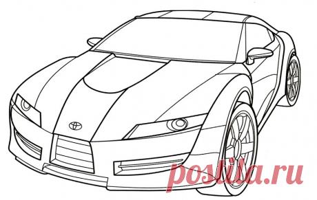 Раскраски машины. Бесплатные картинки для мальчиков. | ИЗ БУМАГИ СВОИМИ РУКАМИ