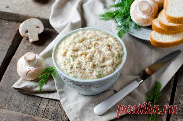 ПАШТЕТ ИЗ ГРИБОВ С ЧЕСНОКОМ