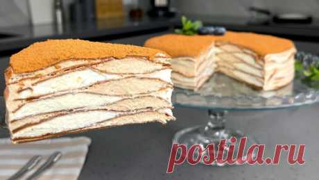 Без духовки. Торт "Забава" на сковороде: по вкусу, как мороженое. Ну очень вкусный торт, а рецепт простой. | Цветкова Наталья | Дзен