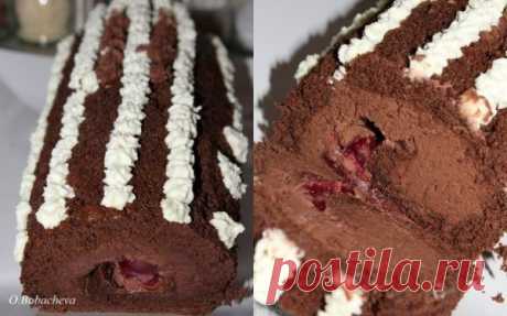 Рулет шоколадный