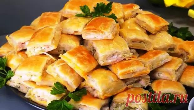 Вкусная закуска из слоёного теста: все гости просили рецепт. Обязательно приготовлю на Новогодний стол - Poejka - 3 декабря - 43317084187 - Медиаплатформа МирТесен