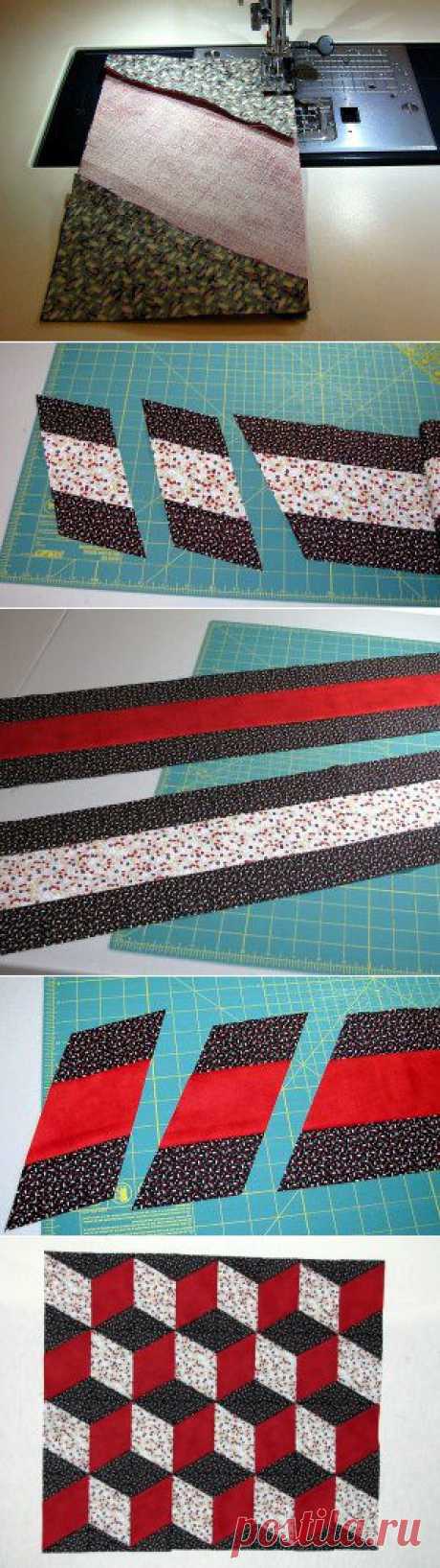 3 – D Blocks using the Y-Not technique | Beyond Sock Monkeys ~ My Quilting Adventures