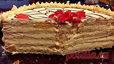 Ресторан дома: Шоколадно миндальный торт Эстерхази