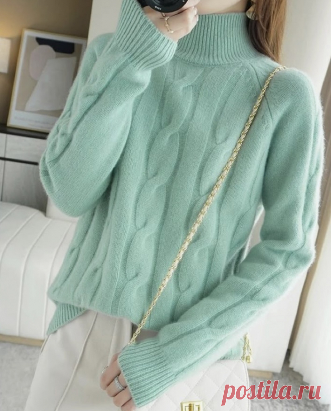 Пуловеры в цвете Тиффани. Идеи по схемами. | Вяжем вместе - вяжем стильно. | Дзен