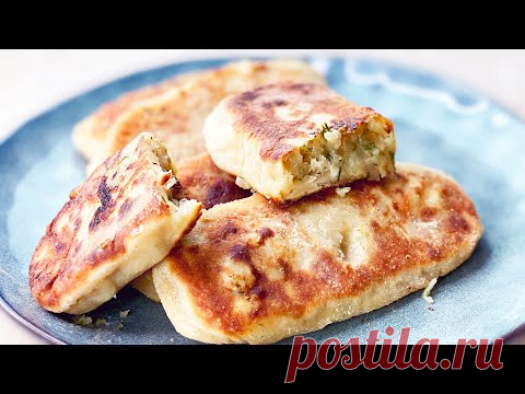 Жареные пирожки с картошкой - Тесто на кефире, без дрожжей, очень вкусное
