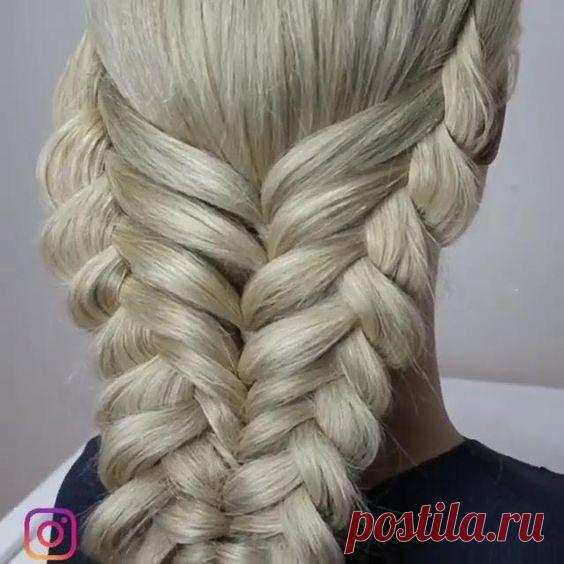 WOW! 😍😍 Creative hairstyle by @another_braid