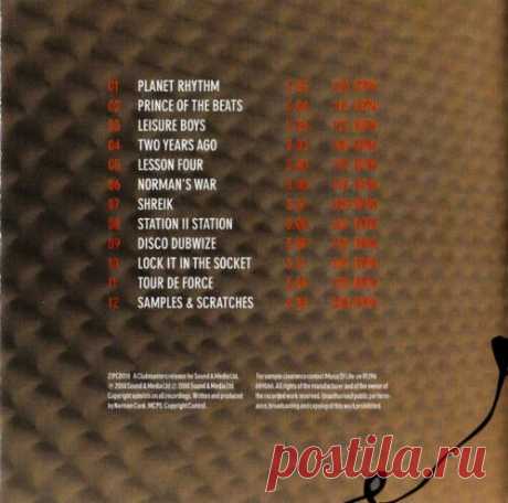 Norman Cook - Sampladelica - The Roots Of Norman Cook (ZIPCD010) This collection of beats, breaks and samples was cut by Norman Cook (Fatboy Slim) around the time of his seminal remix of Erik B & Rakim's 'You Know You Got Soul'. It forms a partof the new series 'Sampladelica', exploring the roots of Britain's top DJs.tracklist 12 / 38:35• Norman Cook — Disco