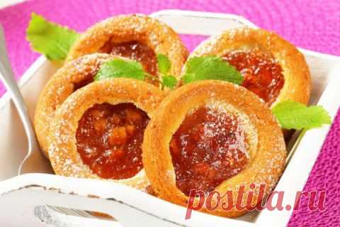 ПЕСОЧНЫЕ КОРЗИНОЧКИ С ДЖЕМОМ.