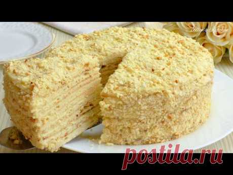 Торт "Наполеон" на сковороде! Просто и очень вкусно!