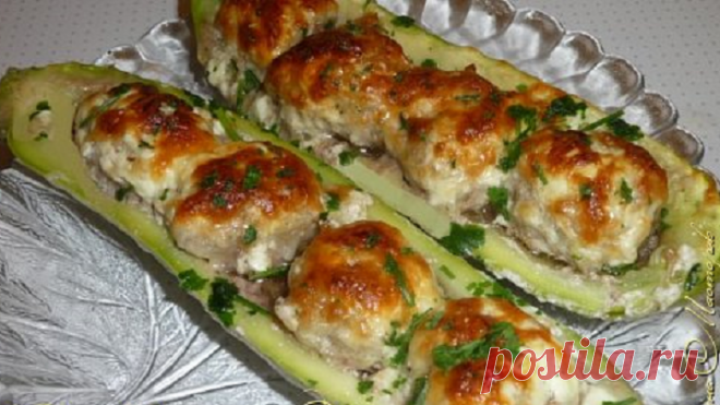 Лодочки-гусеницы из кабачков. Вкусное, сытное, нежное и полезное блюдо одновременно