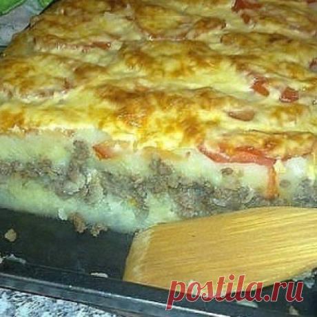 Картофельная запеканка с фаршем