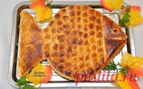 Пирог "золотая рыбка" - Простые рецепты Овкусе.ру