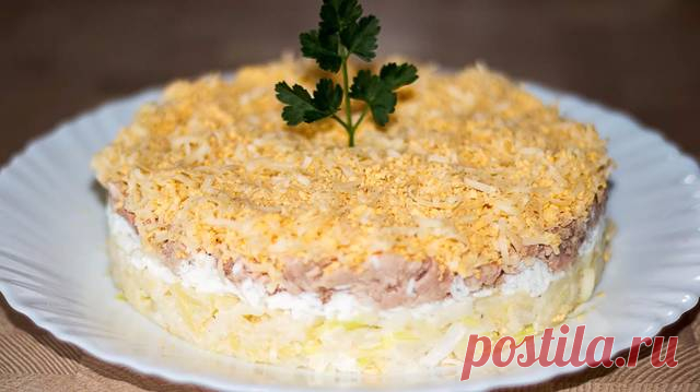 Салат с печенью трески – лучше Мимозы Автор рецепта IrinaCooking - Cookpad