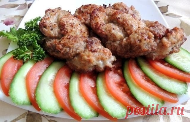 нежные мясные косички