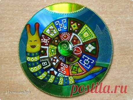 Роспись CD дисков.