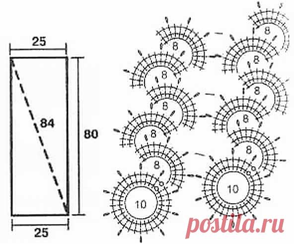 Юбка по косой