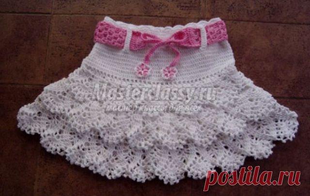 Юбочка для девочки крючком. Схема. Мастер-класс с фото / Мастерклассы Блоги