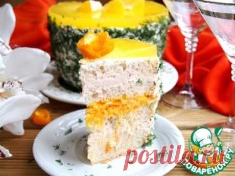 Закусочный торт с куриным паштетом - кулинарный рецепт