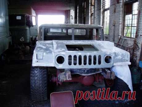 Самодельный Hummer H1 на базе ГАЗ-66