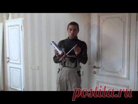 Как запенить тонкую щель. Строительный ЛАЙФХАК. Трубочка для пенного пистолета