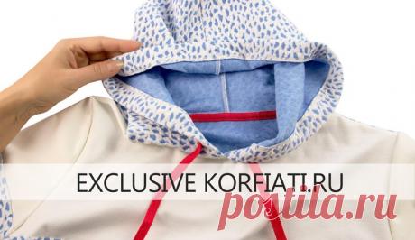 Готовая выкройка женского худи в пяти размерах от А. Корфиати