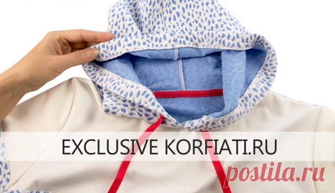 Готовая выкройка женского худи в пяти размерах от А. Корфиати