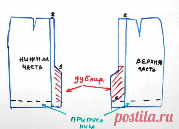 Юбка со шлицей. Технология обработки шлицы в среднем заднем шве | Портной