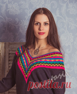 Вяжем свитер «Фрида»: инструкция с выкройкой