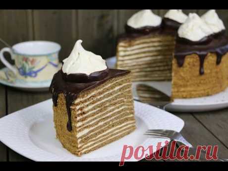 Торт &quot;Спартак&quot; (Spartak Cake Recipe) - YouTube