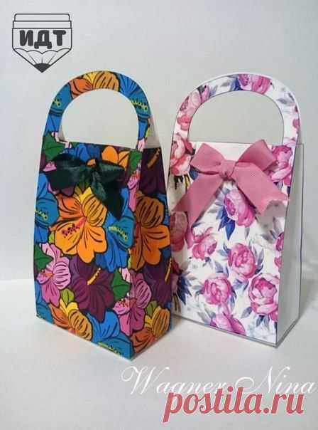 Подарочные пакеты. Шаблоны