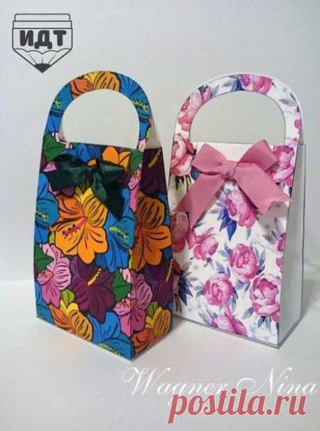 Подарочные пакеты. Шаблоны