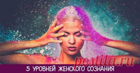 5 уровней женского сознания 

1 уровень: ТЕЛО
 
На этом уровне женщину в первую очередь волнует её внешность. Мысли сосредоточены на том, как она выглядит, как одета, моложе или старше она окружающих женщин. Вопрос веса, объёмов…