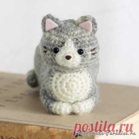 Вязание котенка в технике амигуруми