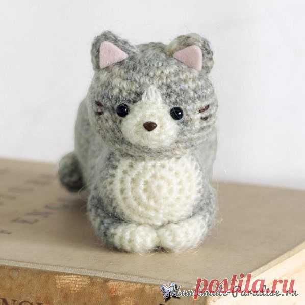 Вязание котенка в технике амигуруми