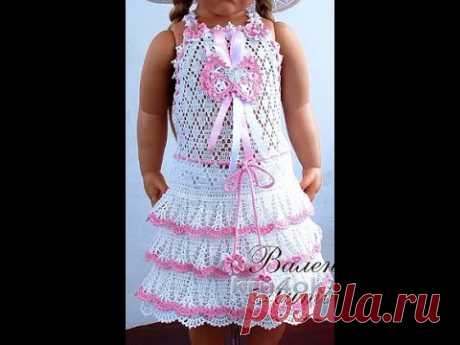 Crochet Patterns| free |crochet baby dress| 3660