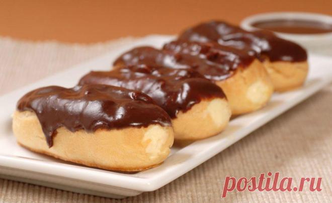 Беспроигрышный рецепт эклеров. Получаются всегда Я назвала этот рецепт — «Эклеры, которые получатся у всех». Великолепный мировой десерт на вашем столе.