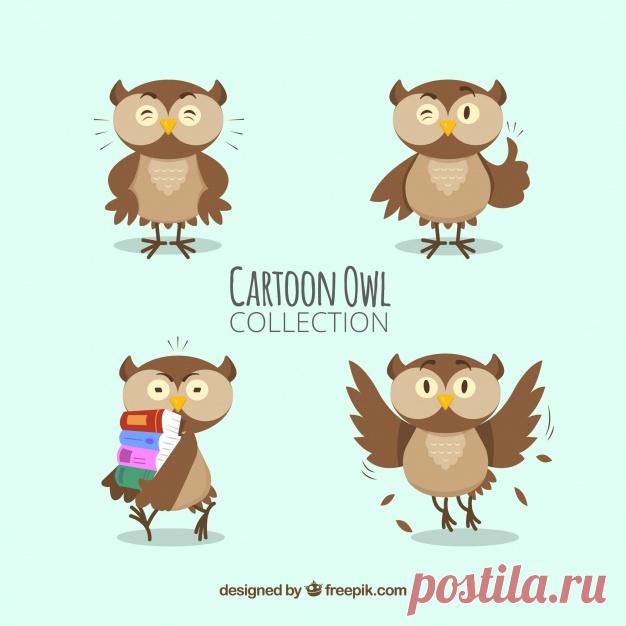 Забавная мультяшная сова Более миллиона свободных векторов, PSD, фотографии и бесплатные иконки. Эксклюзивные халявы и все графические ресурсы, которые необходимые для ваших проектов