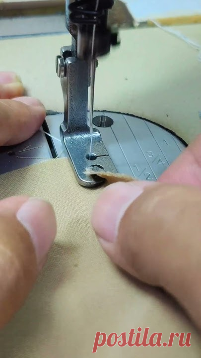 Sewing the edges of the fabric using a special foot#sewing #sewingtrick#sewingtechnique#sewinglovers