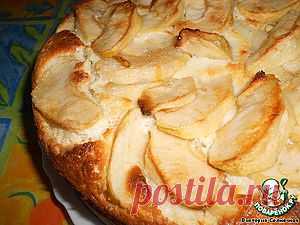 Творожно-яблочный пирог - кулинарный рецепт