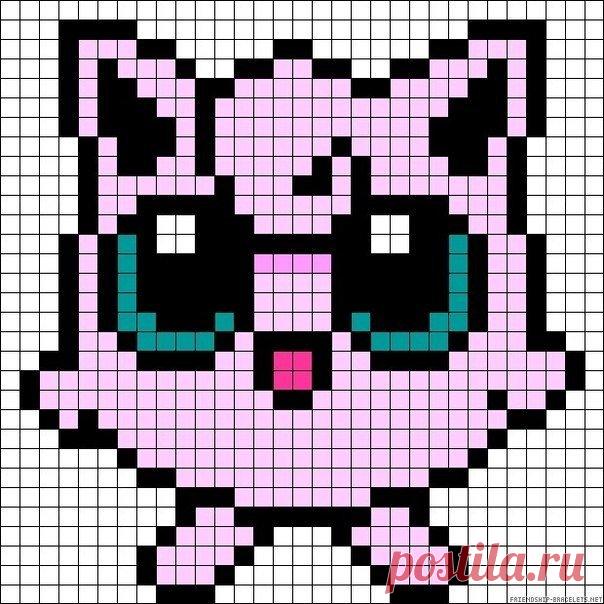 Картинки по клеточкам ⭐ Забавник