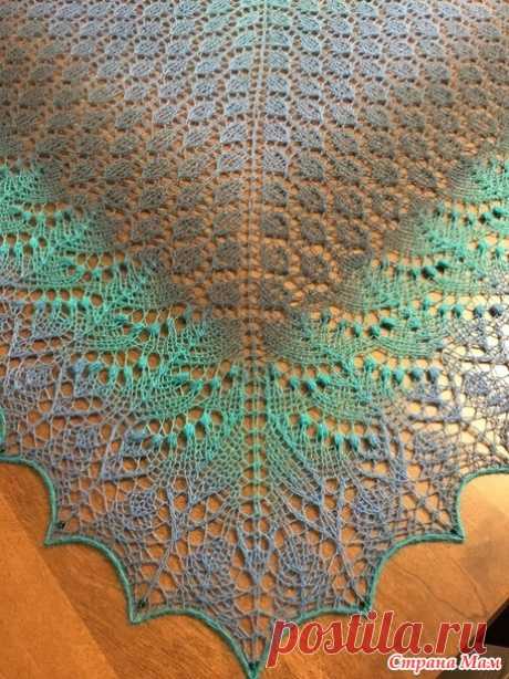 . Шаль Ласточкин Хвост (Swallowtail Shawl by Evelyn Clark) - Вязание - Страна Мам