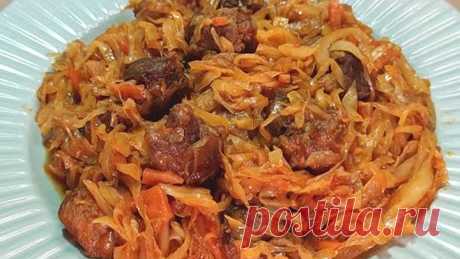 Как вкусно потушить капусту с мясом, чтобы все были в восторге