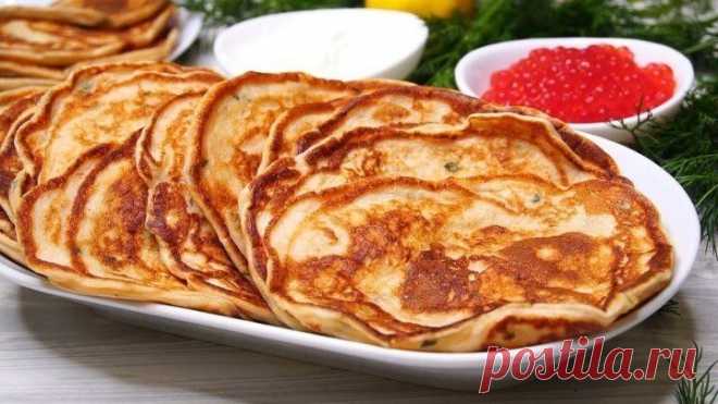 Рыбные блины. Вкус таких блинчиков Вас приятно удивит и порадует!