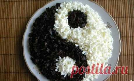 Салат Инь-Янь