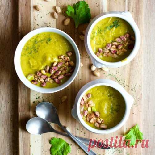 Зеленый суп-пюре как приготовить | OnlyVEG
