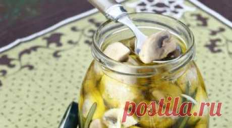 Шампиньоны с розмарином и чесноком, пошаговый рецепт с фото