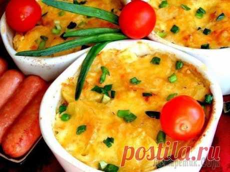 Запеченный картофель по-французски